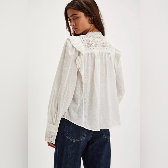 Free People So Fine Butterfly Floral Tunic Top - Picture 1 of 4